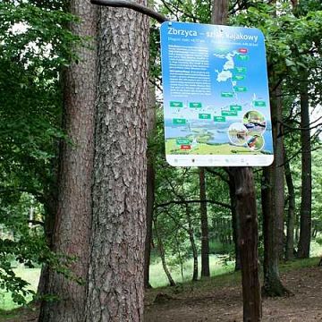 Grafika Remont oznakowania szlaku kajakowego Zbrzycy