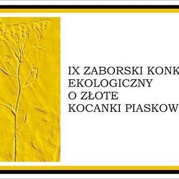 Grafika IX Zaborski Konkurs Ekologiczny o Złote Kocanki Piaskowe