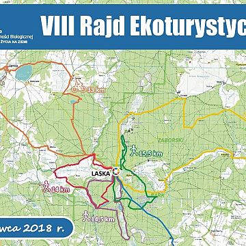 Zapraszamy na VIII Rajd ekoturystyczny Grafika Zapraszamy na VIII Rajd ekoturystyczny
