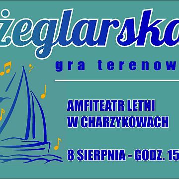 Żeglarska gra terenowa w Charzykowach grafika