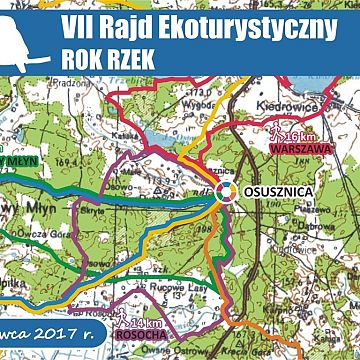 Grafika Zapraszamy na VII Rajd Ekoturystyczny