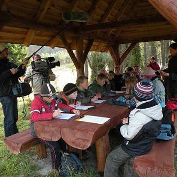 Grafika TVP Gdańsk w Zaborskim Parku Krajobrazowym