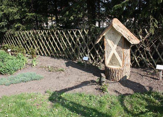 Domek dla dzikich pszczół przy Chacie Kaszubskiej w Brusach-Jagliach.